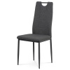 Autronic - jedálenská stolička , sivá látka, antracit kov mat - DCL-391 GREY2