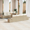 zahrada-XL Záhradný jedálenský set 9 pcs Béžová, krémová 100 x 55 x 73 cm 3349938