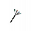 DATACOM S/FTP drát CAT7 PE,Fca 100m, plášť černý OUTDOOR (12171)