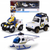 Sada Dickie Toys Požiarnik Sam 3 ks, biela