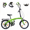 Skladací mestský bicykel 20 Dámsky pánsky skladací kufor Shimano Zundapp