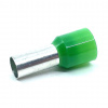 Tracon electric Izolovaná káblová dutinka zelená 16mm² 16mm2 / L=22,2mm