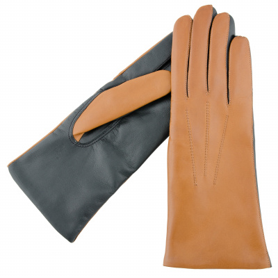 KARMA Leather Gloves Doris dámske kožené rukavice TouchScreen Veľkosť: 8, Farba: Toffee