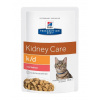 Hill's Prescription Diet k/d Kidney Care krmivo pre mačky, losos - v hliníkovej kapsičke 12 x 85 g