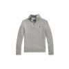 Bavlnený sveter Polo Ralph Lauren šedá farba, 323868894010 163-174