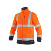 CXS CXS Bunda PRESTON, výstražná, fleece, oranžovo - modrá - L Oranžová-Modrá, L