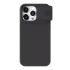 Nillkin CamShield Silky Silikónové puzdro pre iPhone 15 Pro (čierne)