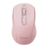C-TECH WLM-12PK/Ergonomická/Optická/Pre pravákov/1 600 DPI/USB+BT/Ružová WLM-12PK