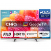 CHiQ L32FM9E – Full HD LED bezrámčeková Google televízia, 32” (81 cm), metalická, Dolby Audio, záruka 2+2 roky 8592344205422