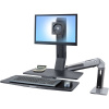 Ergotron WorkFit-A II, stojan pre monitor, klávesnicu a myš, do 42