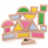 Bigjigs Toys Farebné tvary senzorické prírodné Bigjigs Toys