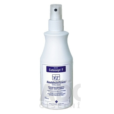 BODE Cutasept F Spray bezfarebný alkoholový dezinfekčný prostriedok na kožu 1x250 ml, 4031678053636