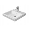 Duravit Vero Umývadlo na dosku, 50x47 cm, s prepadom, s otvorom na batériu, biela 0315500000