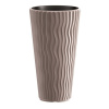 Prosperplast Kvetináč SANDY SLIM mocca 29,7 cm DPSP300-7529U