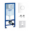 Súprava podomietková konštrukcia Grohe Rapid SL 38539001, splachovacie tlačidlo Grohe Nova 38765SH0
