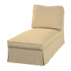 Dekoria Poťah na šezlong Ektorp jednoduchý, pieskové, Poťah na šezlong Ektorp jednoduchý, Chenille, 162-12