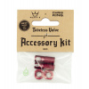 PEATY'S X CHRIS KING (MK2) RED TUBELESS VALVES ACCESSORY KIT (PTV2-ACCS-RED-12) Množ. Uni