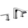 Hansgrohe Vivenis - Umývadlová batéria s výpustom, 3-otvorová inštalácia, EcoSmart, chróm 75033000