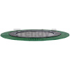Trampolína s dopadovou zónou Dynamic Groundlevel Exit Toys do zeme okrúhla 427 cm priemer čierna