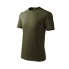 Malfini Basic Jr MLI-13869 military T-shirt (182365) Black/Green 146 cm/10 lat