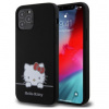 Hello Kitty Liquid Silicone Daydreaming Logo iPhone 12/12 Pro čierne