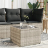 Stôl VidaXL ratanový štvorcový 55 x 55 x 37 cm