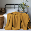 Mušelínová deka na posteľ Mustard