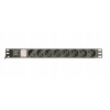 Gembird napájacia lišta do racku 8x Schuko s C14 konektorom, 3m (EG-PDU-014-C14)