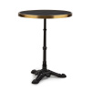 Blumfeldt Patras Lux, bistro stôl s trojnohým podstavcom, mramorový stôl, Ø: 57,5 cm, výška: 72 cm (GDMC1-Patras Lx-BL)