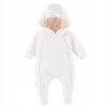 Detská kombinéza - Eevi 56 ECRU Baby Suit (Ewa klucze dieťa Klus Bloom Pik Ecru 56)