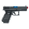 Tréninková laserová pistole, airsoft, Glock 19 červený laser (Umarex Glock 19 Green Gas), Laser Ammo