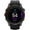 Garmin Epix Pro (g2) Sapphire, 42mm, Carbon Grey DLC Titanium, Black Band 010-02802-15 42 mm, AMOLED displej