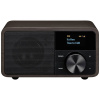 Sangean Genuine Mini DDR-7 A500421 stolný rádio, DAB+, FM, AUX, Bluetooth, tmavohnedá; A500421