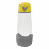 B.BOX Športová fľaša na pitie 600ml Varianta: žltá/šedá