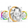 Ventilátor be quiet! Light Wings WHITE 120mm PWM Triple Pack BL100