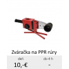 Zváračka na PPR rúry