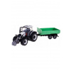 Bburago Bburago Farm 10cm Tractor with Trailer - Valtra N174 - Tipping Trailer