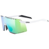 UVEX PACE STAGE CV White Matt/Mirror Green (8885) sportovní brýle na veškeré outdoorové aktivity