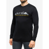 Mikina Sensor Merino Active PT Tee L/S - black mountains