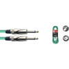 Stagg SGC6DL CGR, kabel JACK/JACK, 6 m, zelený