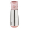b.box Termoska na pitie so slamkou 500 ml - blush crush