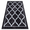 Dywany Łuszczów MIRO 51639.805 umývací koberec Trellis latková mreža protišmykový - čierna 140x190 cm