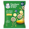 GERBER Organic kolieska 28g banán 10+