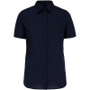 Kariban Košile Judith K548, popelínová, krátký rukáv, dámská COT20K54800301-navy S Navy