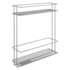 Inteligentná kuchynská linka Metaltex Space Saver Výsuvný stojan na drez 11x38x34 cm Strieborná