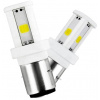 LED autožiarovka Motožiarovka BA20D S2 3 x COB 360' ceramik (664)