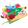 Senzorická knižka dotyková farebná mäkká Šuštiaca