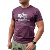 Alpha Industries Basic T-shirt Deep Maroon tričko pánske bordová