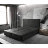 Boxspring posteľ Dream-Well 160x200 cm mikrovlákno antracit vintage