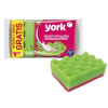 York Poland Hubka York 030220, špongia na kuchynský riad, 4+1 ks, wave, vlnitá